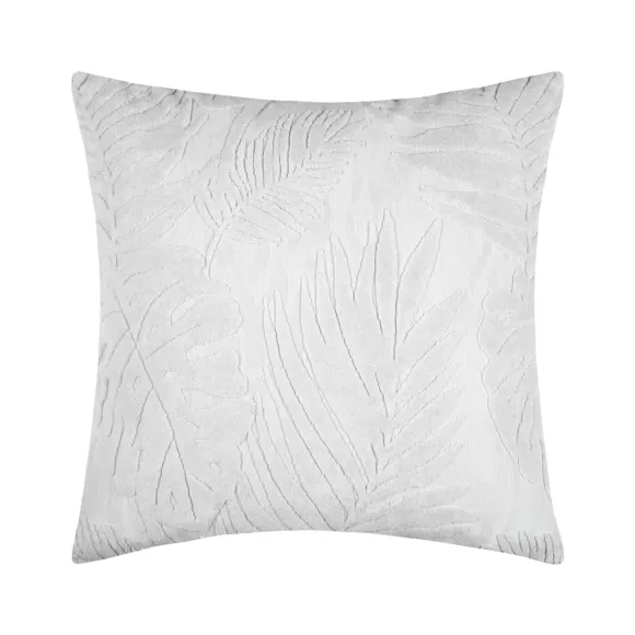 Coussin carré velours (45 x 45 cm) Ziana Ecru