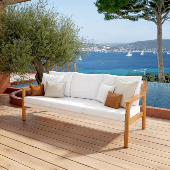 Salon de jardin aluminium 5 places Phuket - Beige
