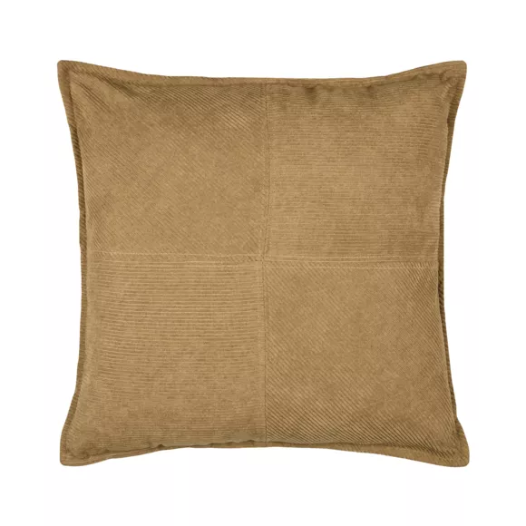 Coussin carré velours (45 x 45 cm) Dandy Camel