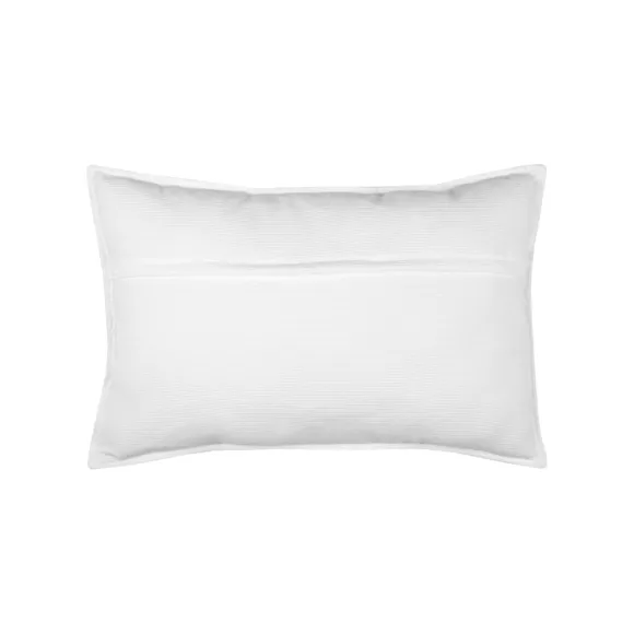 Coussin rectangulaire velours (40 x 60 cm) Dandy Ecru