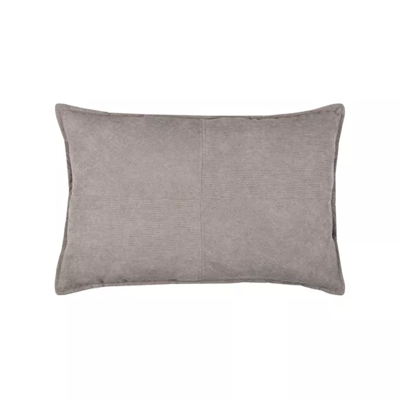 Coussin rectangulaire velours (40 x 60 cm) Dandy Taupe