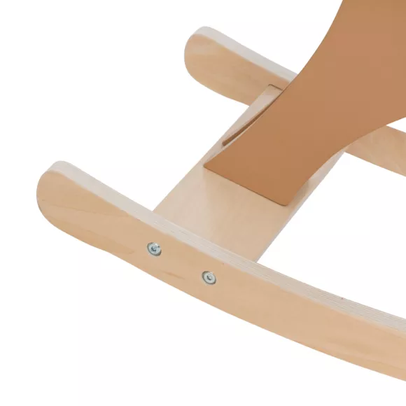 Houten schommelpaard (H54,5 cm) Dada Bruin