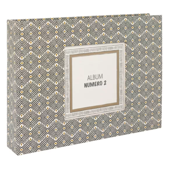 Doos met 2 fotoalbums (H16,7 cm) Paloma Veelkleurig