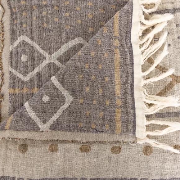Tagesdecke Baumwolle (240 x 260 cm) Mirohia Braun