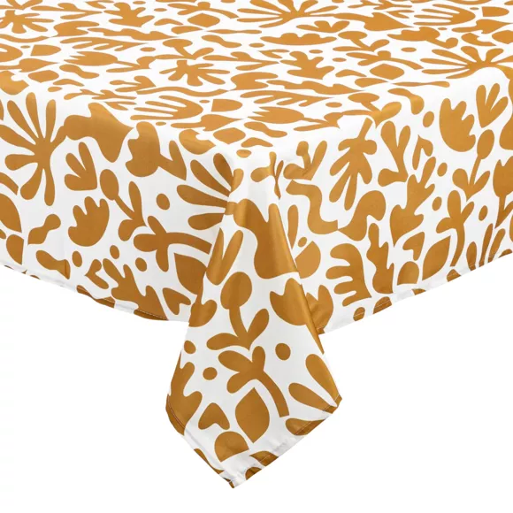 Mantel rectangular antimanchas (140 x 240 cm) Jolan Amarillo ocre