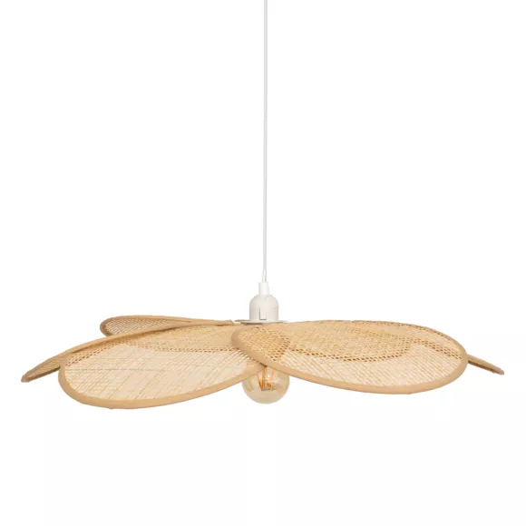 Hanglamp bamboe blaadjes (D62 cm) Rym Beige