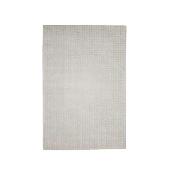 Alfombra rectangular de salón tejida (140 x 200 cm) Ravi Beige pampa