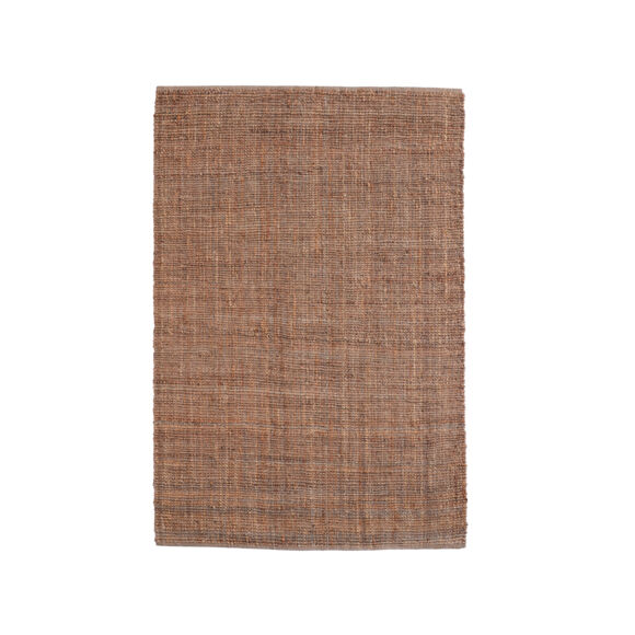 Tapis de salon rectangulaire jute tissée main (140 x 200 cm) Yuto Marron