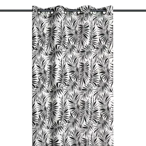 Rideau coton (140 x 260 cm) Ziana Noir