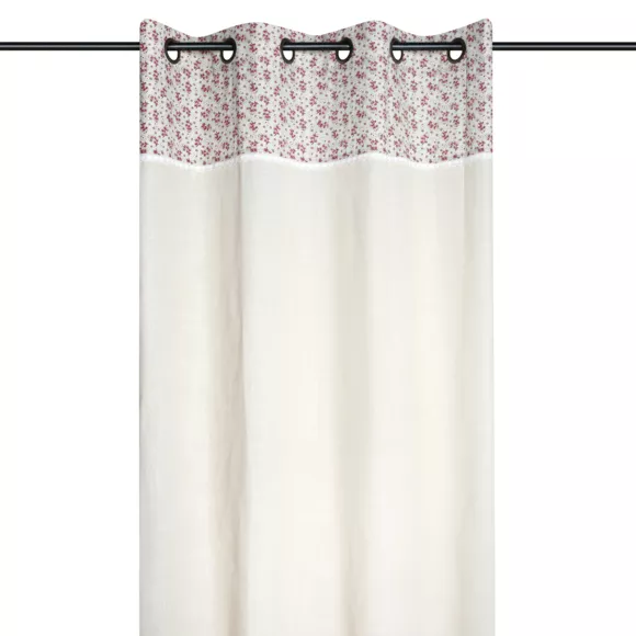 Rideau coton (140 x 260 cm) Ginny Rose