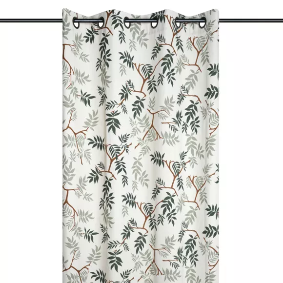 Rideau coton (140 x 260 cm) Botanys Ecru