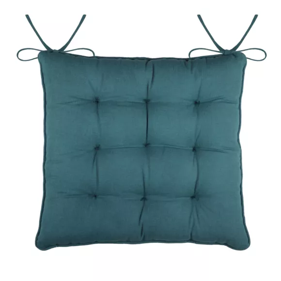 Coussin de chaise Niro Bleu pétrole