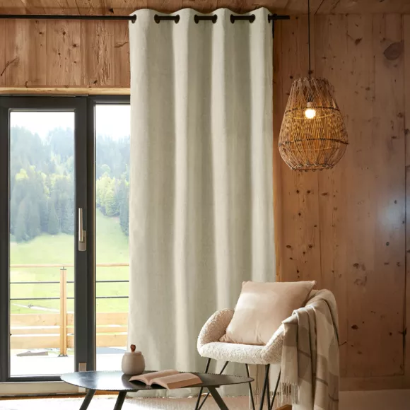 Rideau occultant isolant Total Blackout (140 x 240 cm) Magnus Beige