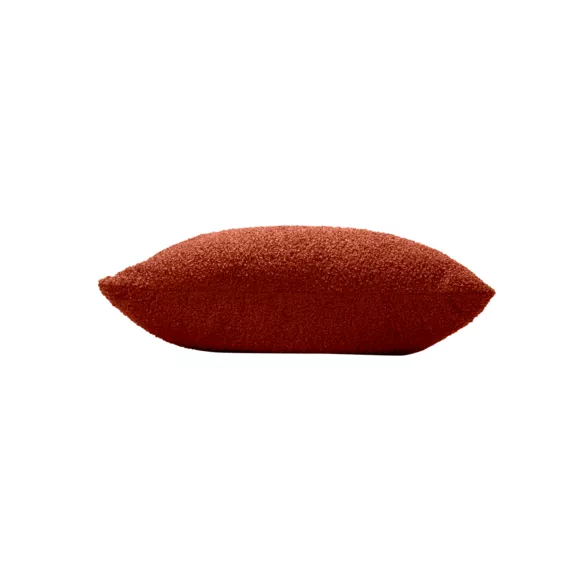 Coussin carré bouclette (45 x 45 cm) Wooly Terracotta