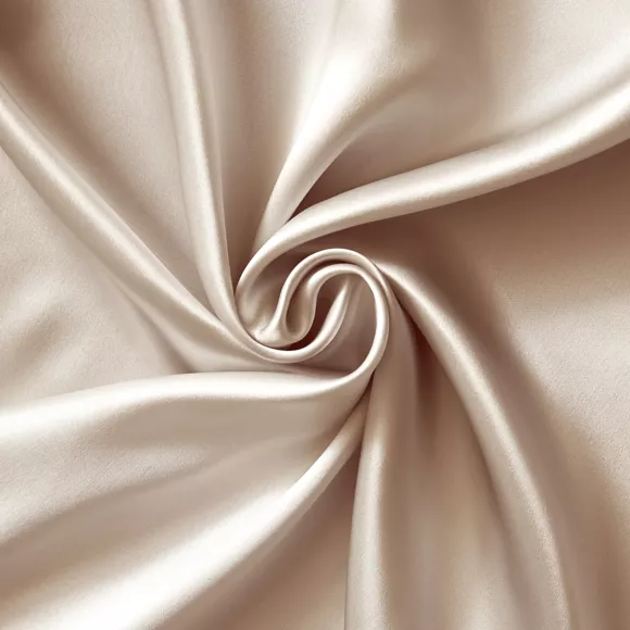 Taie d'oreiller carrée soie de mûrier (63 x 63 cm) Mizuki Beige pampa