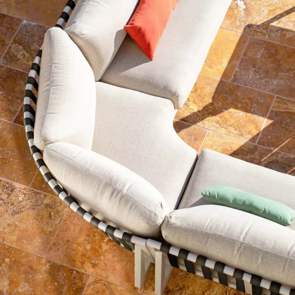 Conjunto de jardín Long Beach Blanco - 7 plazas 3