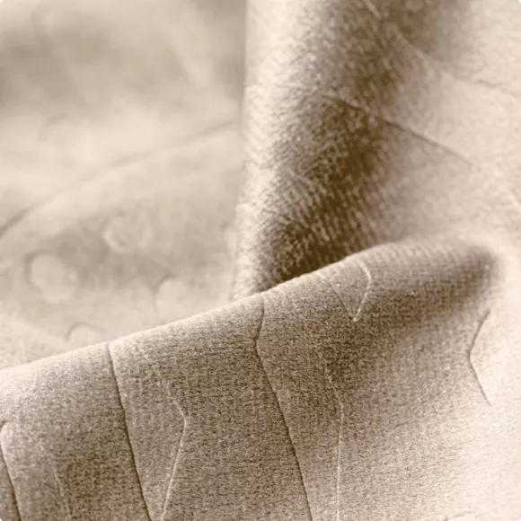 Rideau occultant velours (140 x 280 cm) Fern Taupe