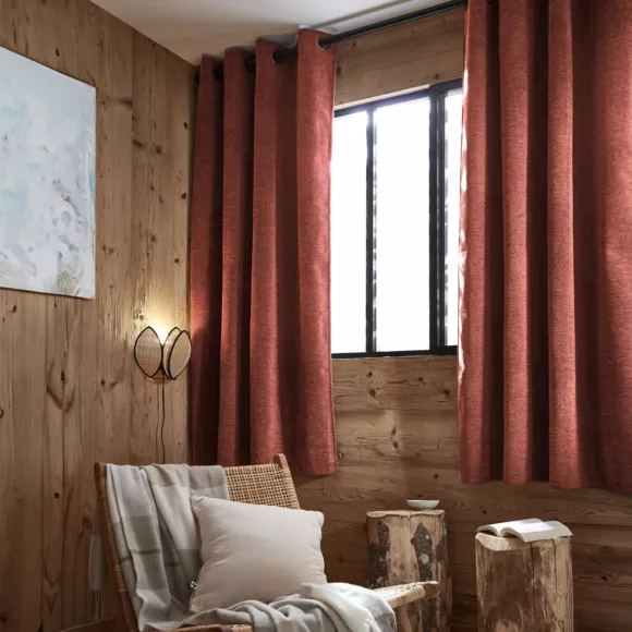Verdunkelnder Thermovorhang Total Blackout (140 x 180 cm) Magnus Terrakotta