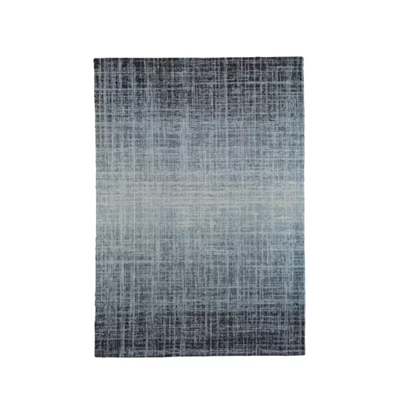 Alfombra rectangular de salón de jacquard (140 x 200 cm) Shiraz Plata