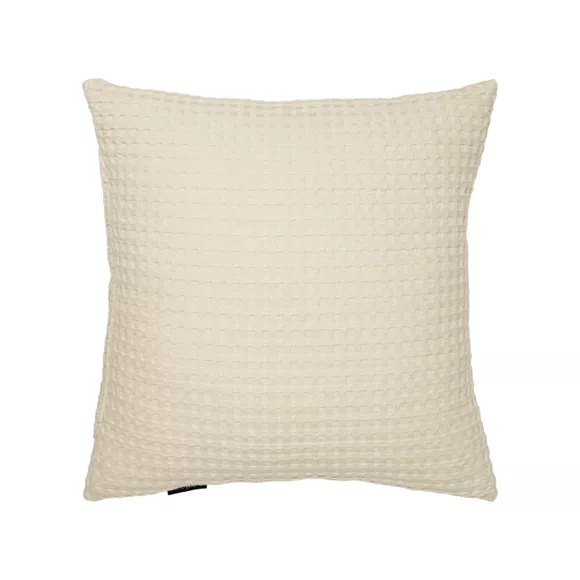 Funda de cojín cuadrado algodón nido de abeja (40 x 40 cm) Maya Beige pampa