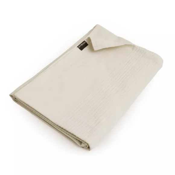 Jeté de lit coton tissé (130 x 160 cm) Léa Beige pampa