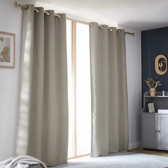 Tenda oscurante termica (140 x 280 cm) Alba Tortora