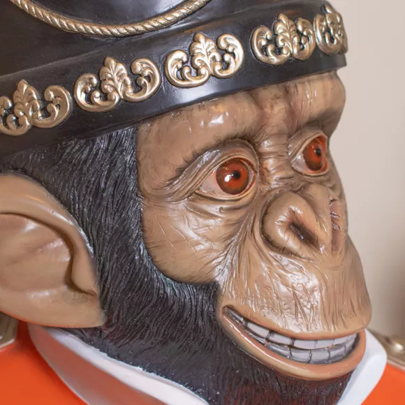Singe de Noël Géant (H152 cm) Wilhem à votre service