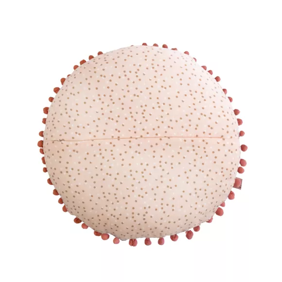 Coussin dŽhoussable avec pompons 30 x 50 cm Coton FORæT ENCHANTƒE