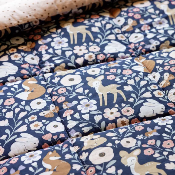 Edredón Nórdico y funda de almohada infantil con estampados  (140 x 200 cm) Forêt enchantée Multicolor