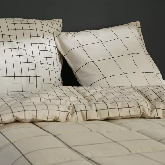 Nórdico estampado y una funda para almohada (140 x 200 cm) Carrie Beige 