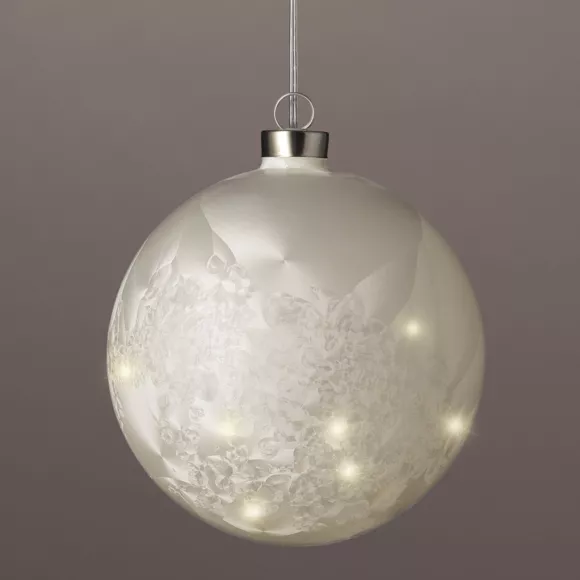 1 Micro LED boule intŽrieur dia14.00cm-30L frost/warm white