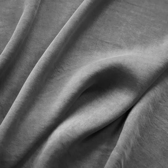Bettbezug aus gewaschenem TENCEL™ Lyocell (140 x 200 cm) Olivia Granitgrau 