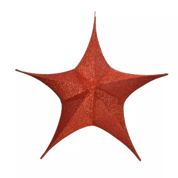 Kerstster om op te hangen (D180 cm) Kerstmis Rood