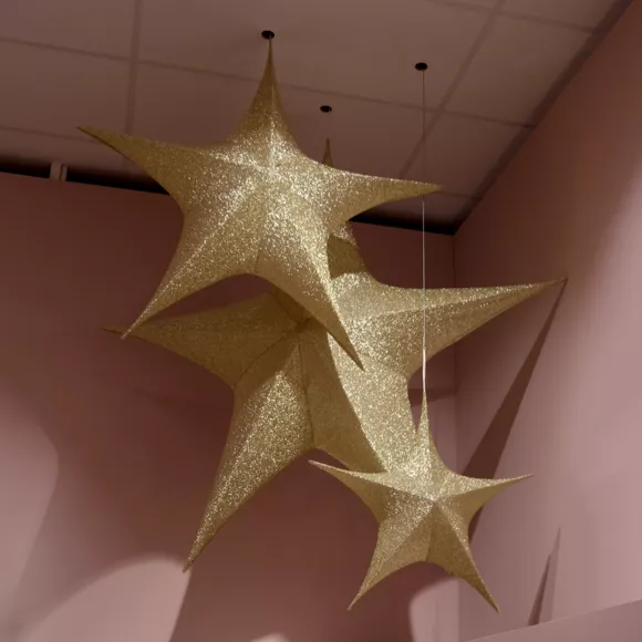Estrella de Navidad para colgar (D180 cm) Christmas Or