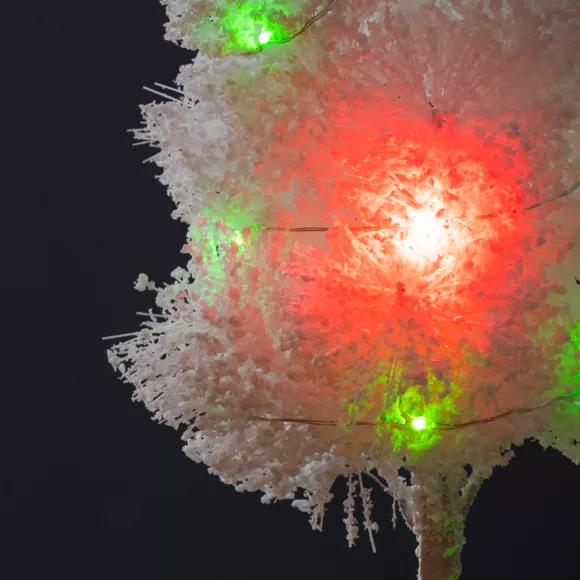 Lichtgevende boom op batterijen 16 LED (H22 cm) Kerstmis Multikleur