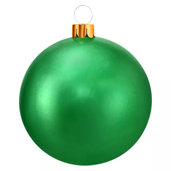 Bola grande de navidad hinchable D45 cm Verde