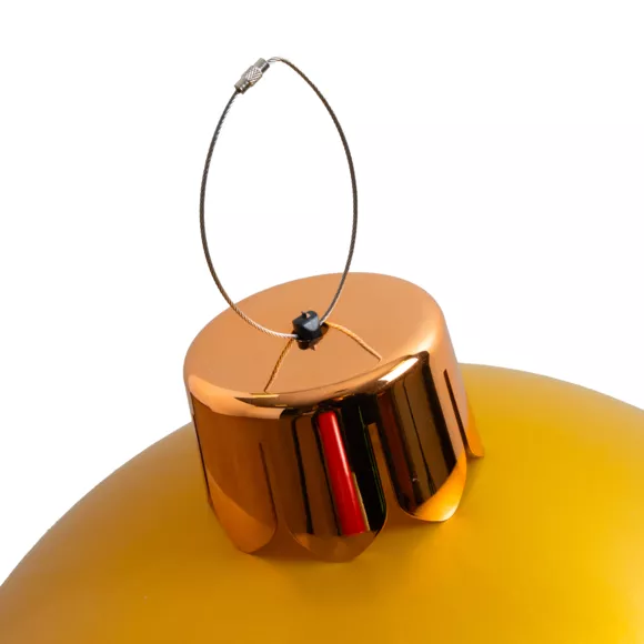 Aufblasbare Weihnachtskugel D45 cm Gold