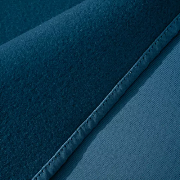 Rideau obscurcissant thermique galon fronceur (140 x 240 cm) Calore Bleu pétrole