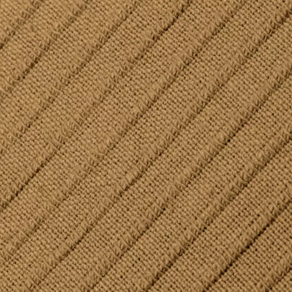 Housse de coussin rectangulaire coton tissé (30 x 50 cm) Léa Camel
