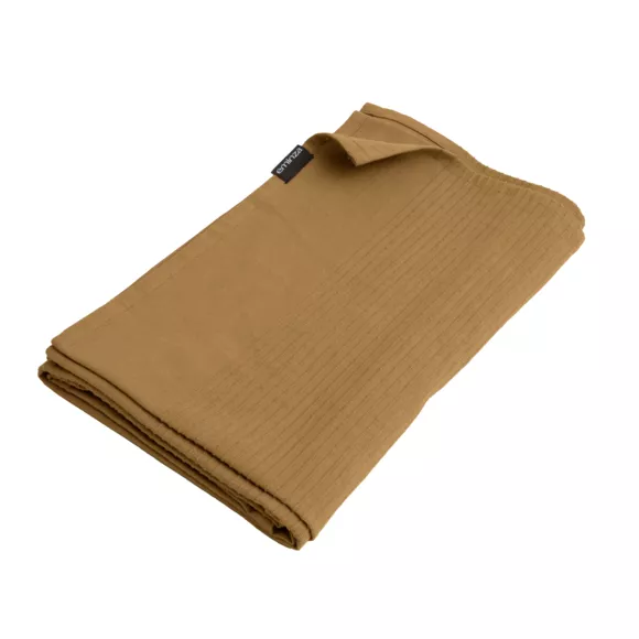 Geworpen katoenen bed (130 x 160 cm) Léa Camel