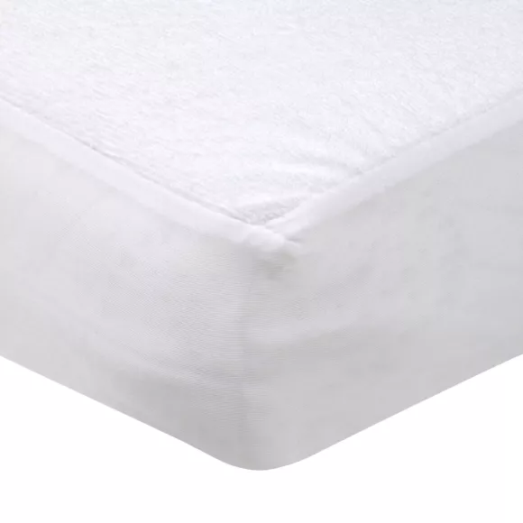 Protège-matelas alèse éponge imperméable (180 x 200 cm) Sonia Blanc
