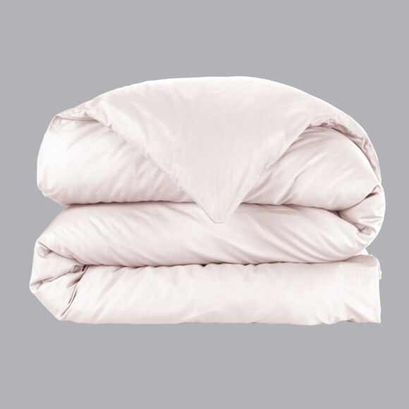 Housse de couette percale de coton (280 x 240 cm) Cali Rose poudré