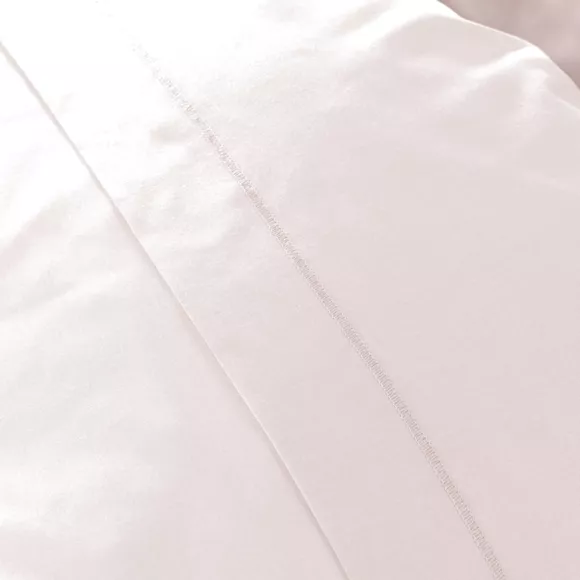 Housse de couette percale de coton (200 x 200 cm) Cali Rose poudré