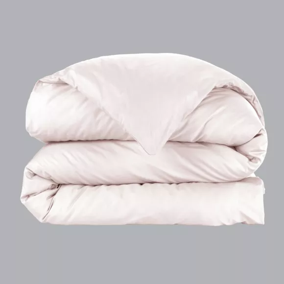 Housse de couette percale de coton (200 x 200 cm) Cali Rose poudré