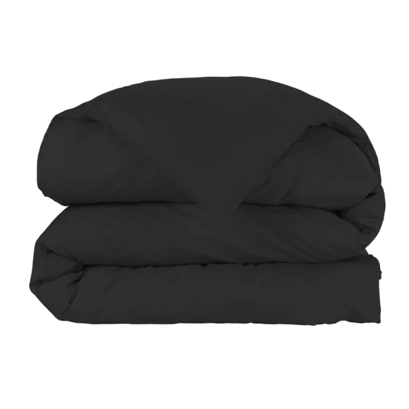 Copripiumino percalle di cotone (260 cm) Cali Nero