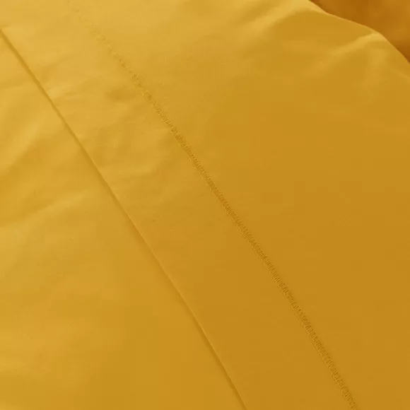 Sábana bajera en percal de algodón  (90 cm) Cali Amarillo mostaza