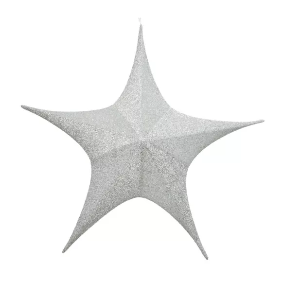 Etoile de Noël à suspendre (D80 cm) Christmas Argent