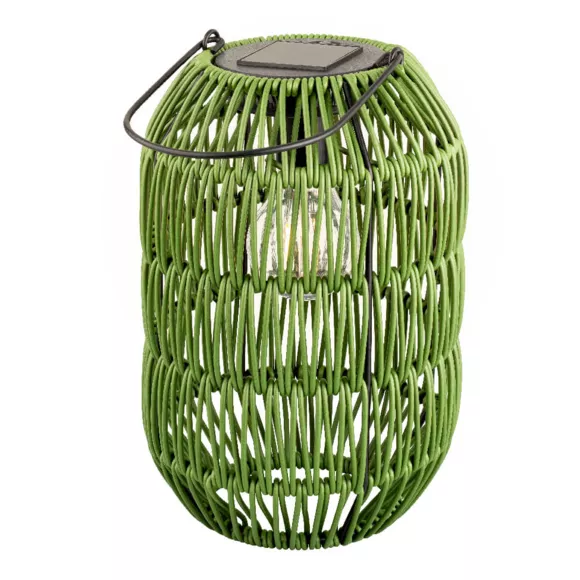 Lanterne de jardin solaire LED (H24,5 cm) Toscane Vert