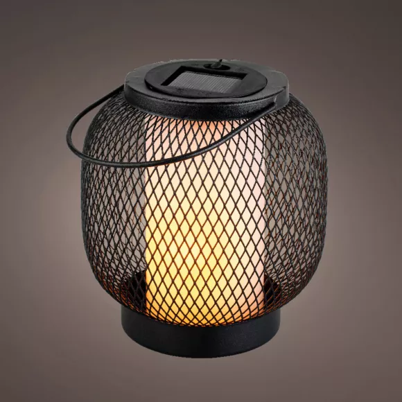 Linterna solar LED Ballesta - Negro