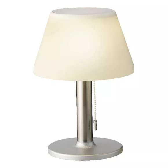 1 Solar lampe de table dia20-H27.80cm-10L blanc